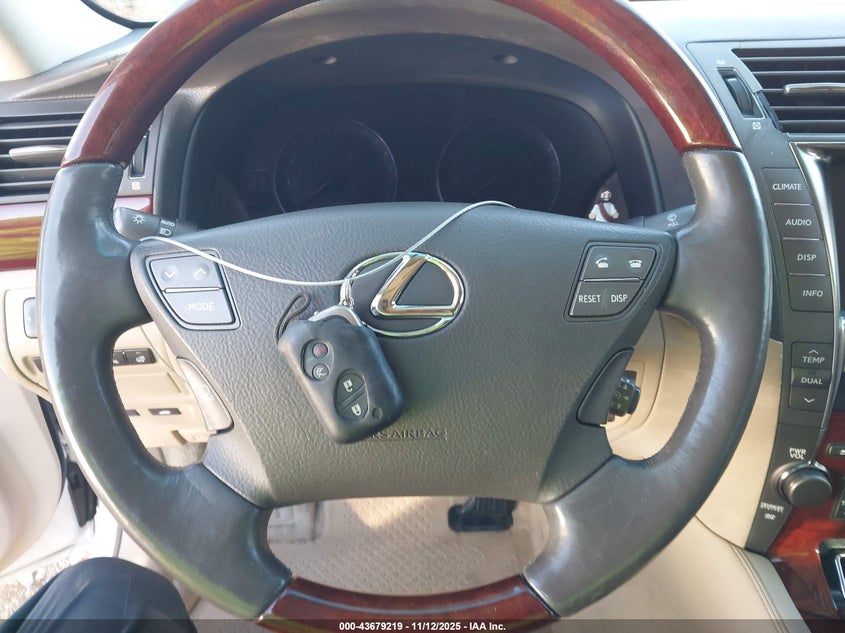 2007 Lexus Ls 460 VIN: JTHBL46F675015309 Lot: 43679219