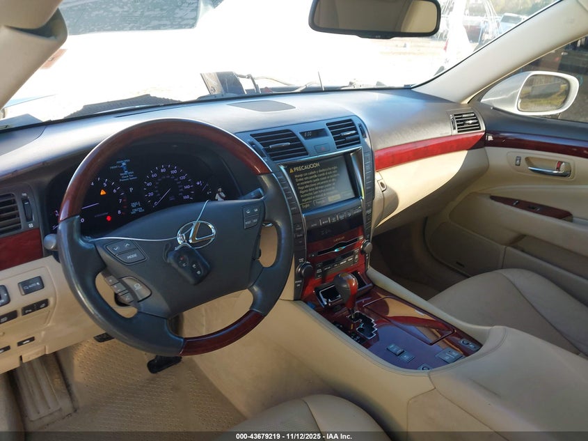 2007 Lexus Ls 460 VIN: JTHBL46F675015309 Lot: 43679219