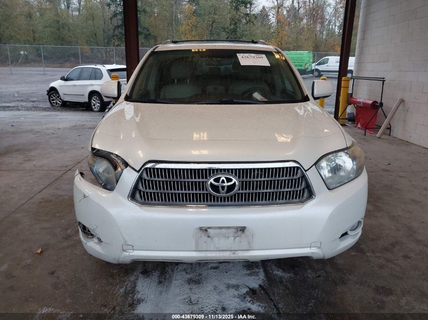 2009 Toyota Highlander Hybrid Limited VIN: JTEEW44A792030561 Lot: 43679309