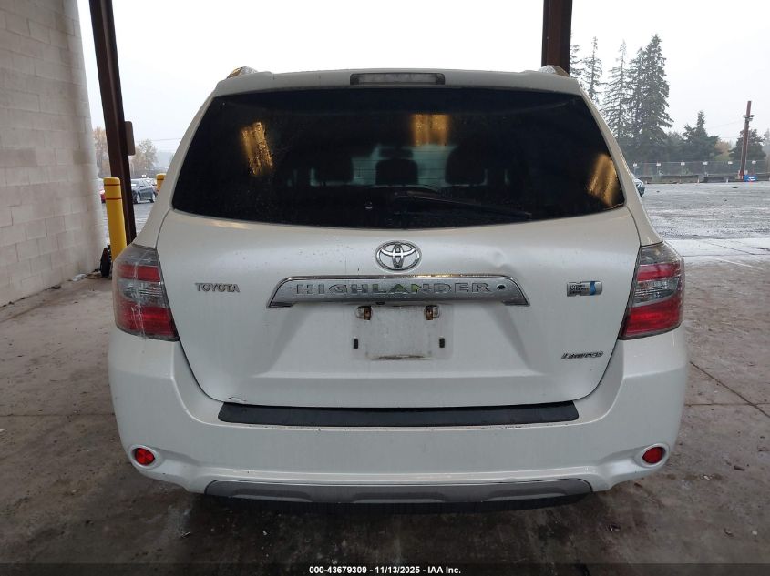 2009 Toyota Highlander Hybrid Limited VIN: JTEEW44A792030561 Lot: 43679309