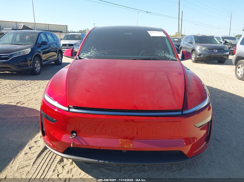2026 Tesla Model Y Long Range Dual Motor All-Wheel Drive/Long Range Launch Series VIN: 7SAYGDEE0TA413858 Lot: 43679391