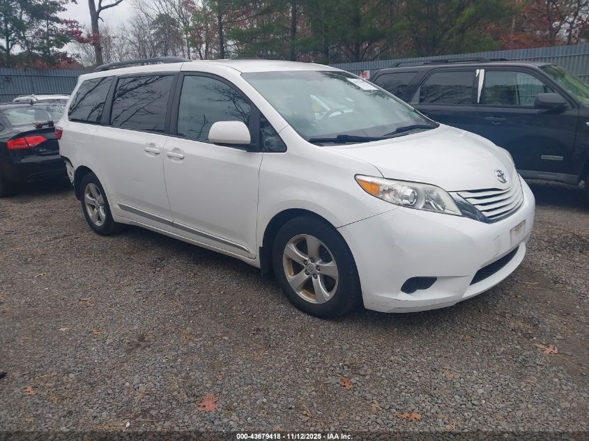 TOYOTA SIENNA LE 8 PASSENGER
