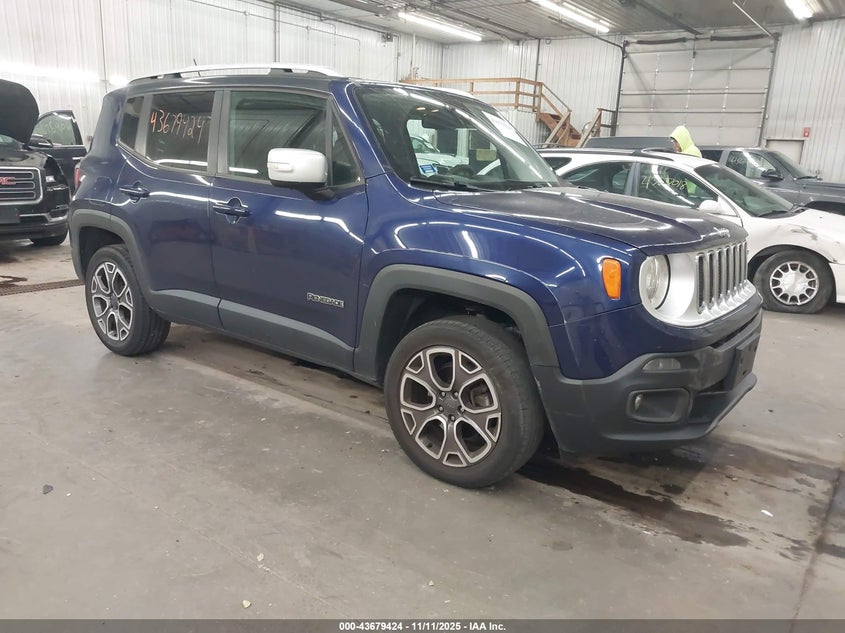 2016 JEEP RENEGADE LIMITED - ZACCJBDT0GPD37573