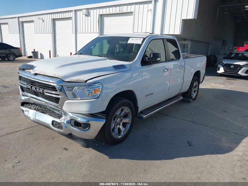 Vin: 1c6rrebt4kn735286, lot: 44174735, ram 1500 big horn/lone star  4x2 6'4 box 20192
