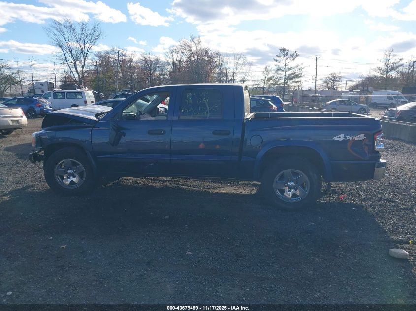 2005 Dodge Dakota Slt VIN: 1D7HW48N75S166543 Lot: 43679489