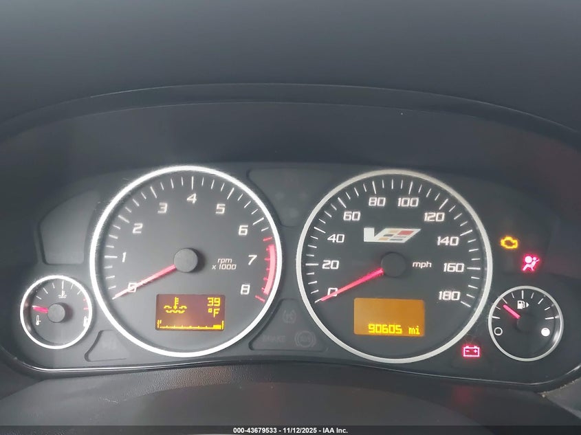 2007 Cadillac Cts-V VIN: 1G6DN57U070102596 Lot: 43679533