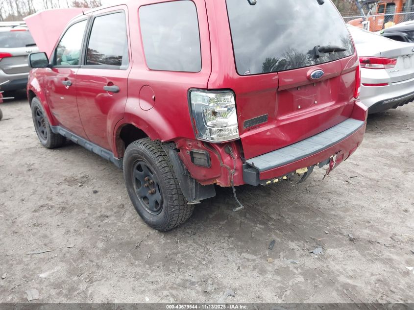 2008 Ford Escape Xls/Xls Manual VIN: 1FMCU02Z88KA16648 Lot: 43679544