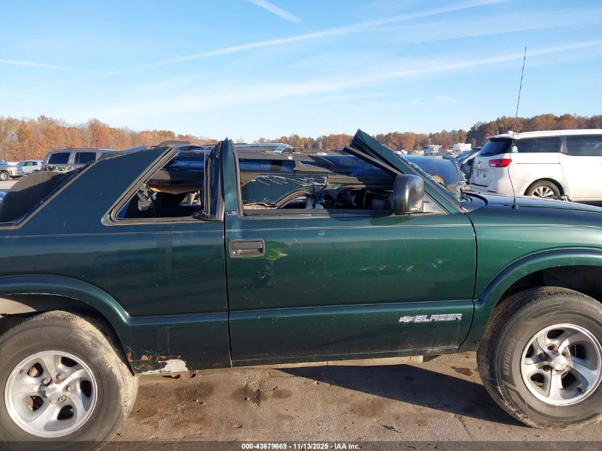 2003 Chevrolet Blazer Ls VIN: 1GNCS18X53K143976 Lot: 43679669