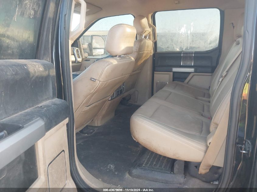 2017 Ford F-350 Lariat VIN: 1FT8W3DT6HEE12638 Lot: 43679696