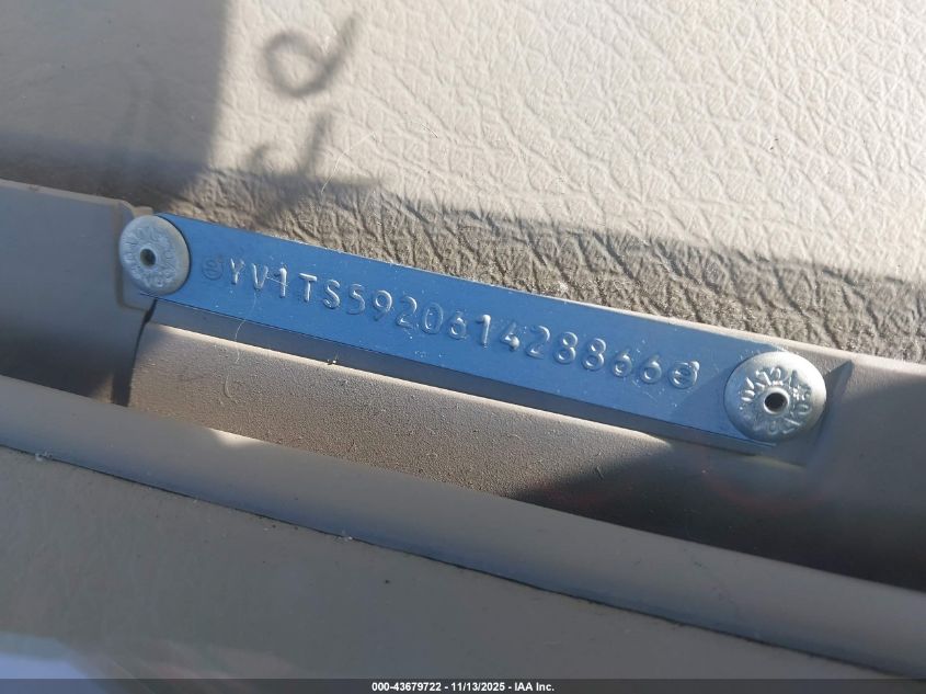 2006 Volvo S80 2.5T VIN: YV1TS592061428866 Lot: 43679722