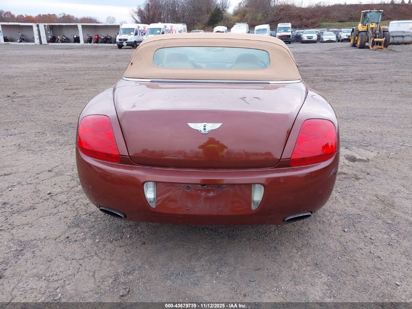 2007 Bentley Continental Gtc VIN: SCBDR33W07C044326 Lot: 43679739