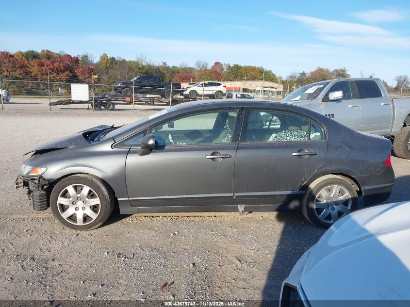 2010 Honda Civic Lx VIN: 2HGFA1F52AH553392 Lot: 43679743