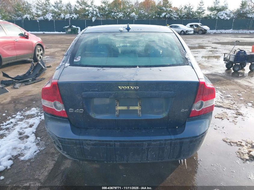 2007 Volvo S40 2.4I VIN: YV1MS382672277621 Lot: 43679771