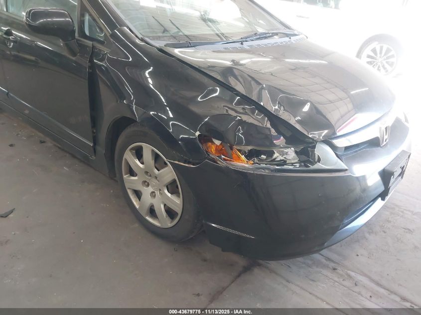 2008 Honda Civic Lx VIN: 2HGFA16588H330218 Lot: 43679775