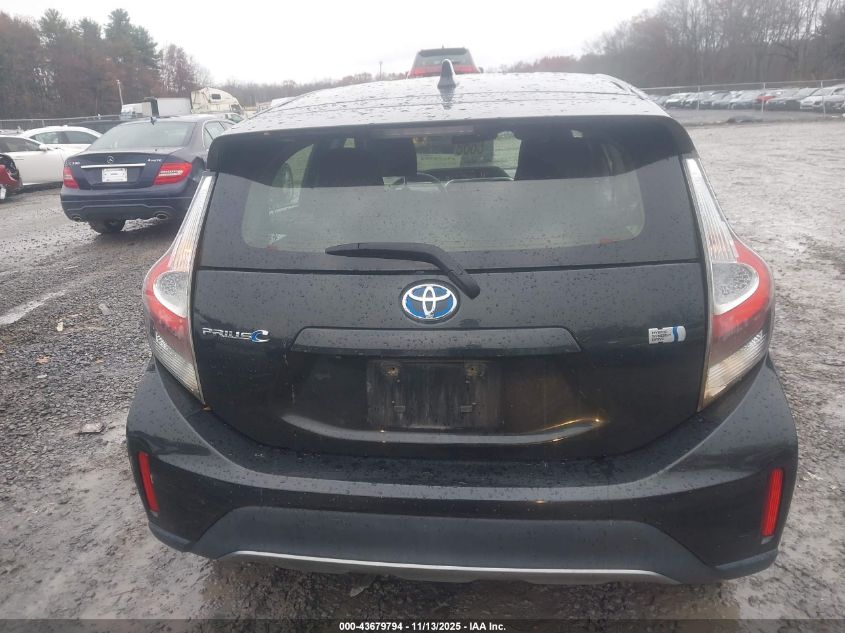 2018 Toyota Prius C Three VIN: JTDKDTB35J1603995 Lot: 43679794