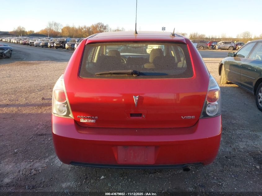 2009 Pontiac Vibe VIN: 5Y2SP678X9Z454350 Lot: 43679802