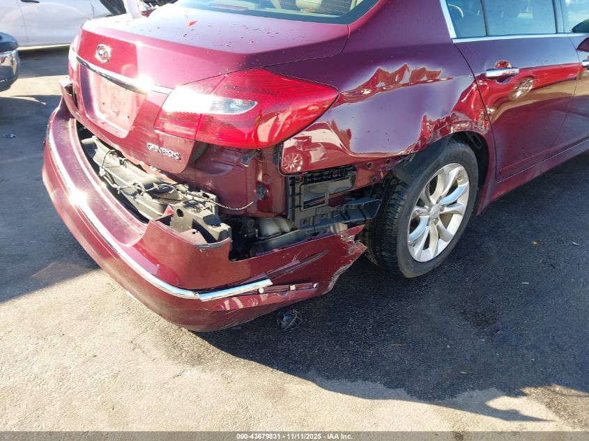 2012 Hyundai Genesis 3.8 VIN: KMHGC4DD7CU182749 Lot: 43679831