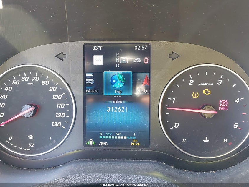 2020 Mercedes-Benz Sprinter 2500 High Roof V6 VIN: W1W4ECVY2LT022043 Lot: 43679854