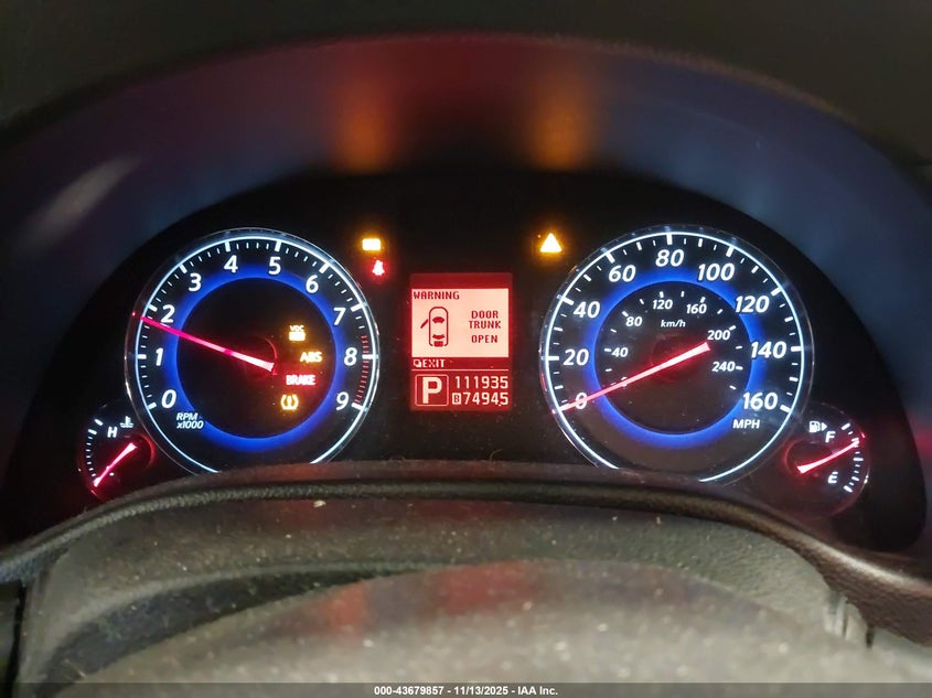 2008 Infiniti G35X VIN: JNKBV61F68M275021 Lot: 43679857