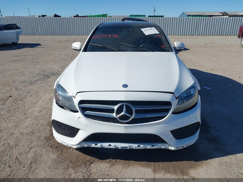 2016 Mercedes-Benz C 300 Sport VIN: 55SWF4JB3GU121602 Lot: 43679876