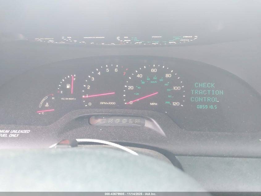 1995 Lincoln Continental VIN: 1LNLM97V3SY706547 Lot: 43679905