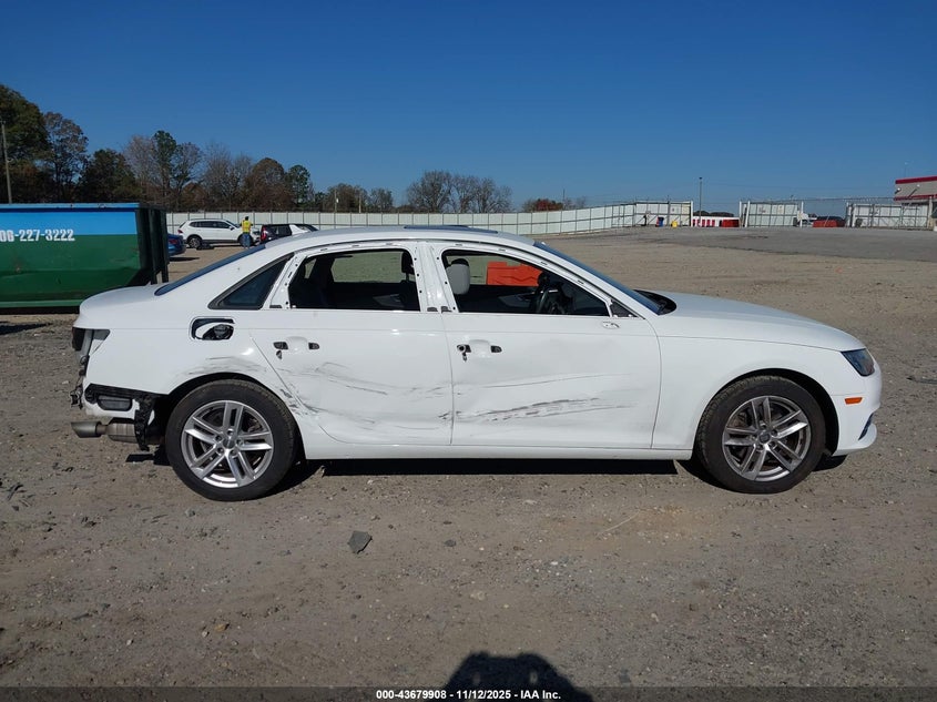 2017 Audi A4 2.0T Ultra Premium VIN: WAUGMAF44HN056408 Lot: 43679908