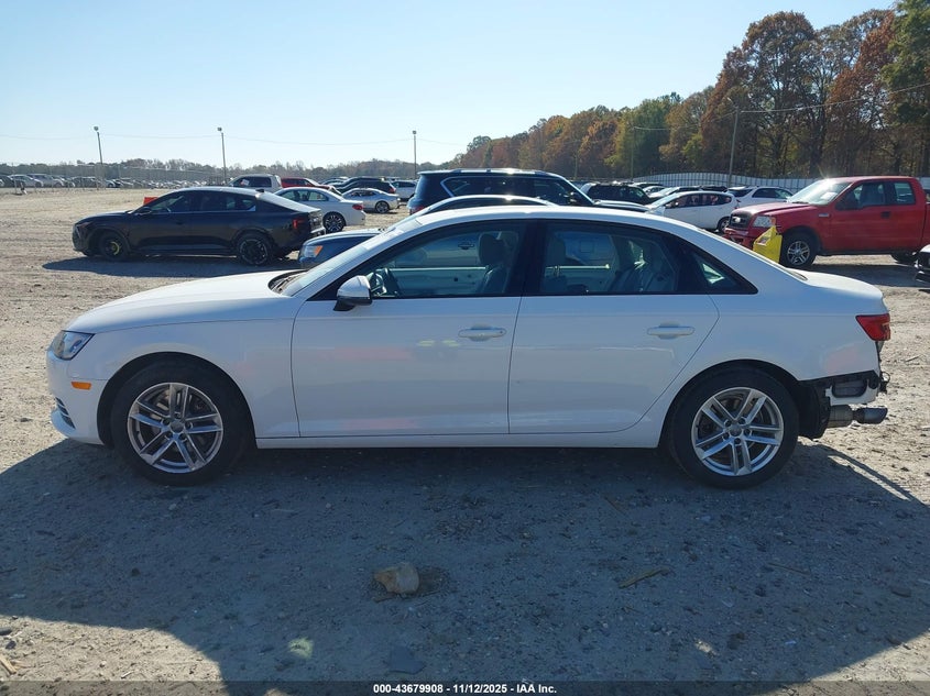 2017 Audi A4 2.0T Ultra Premium VIN: WAUGMAF44HN056408 Lot: 43679908
