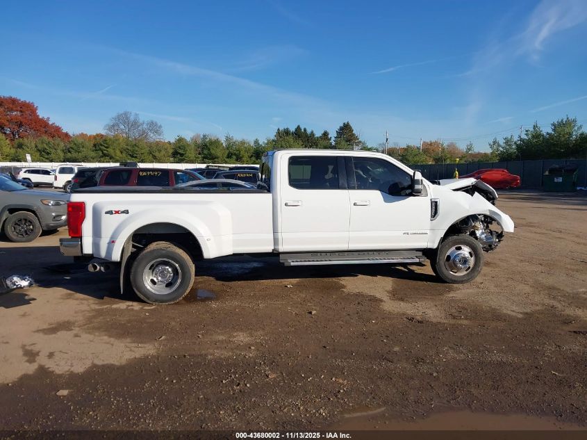 2022 Ford F-350 Lariat VIN: 1FT8W3DT4NEF25242 Lot: 43680002