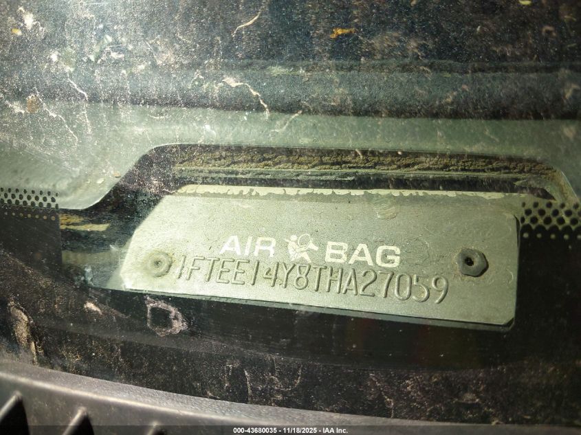 1996 Ford Econoline E150 Van VIN: 1FTEE14Y8THA27059 Lot: 43680035