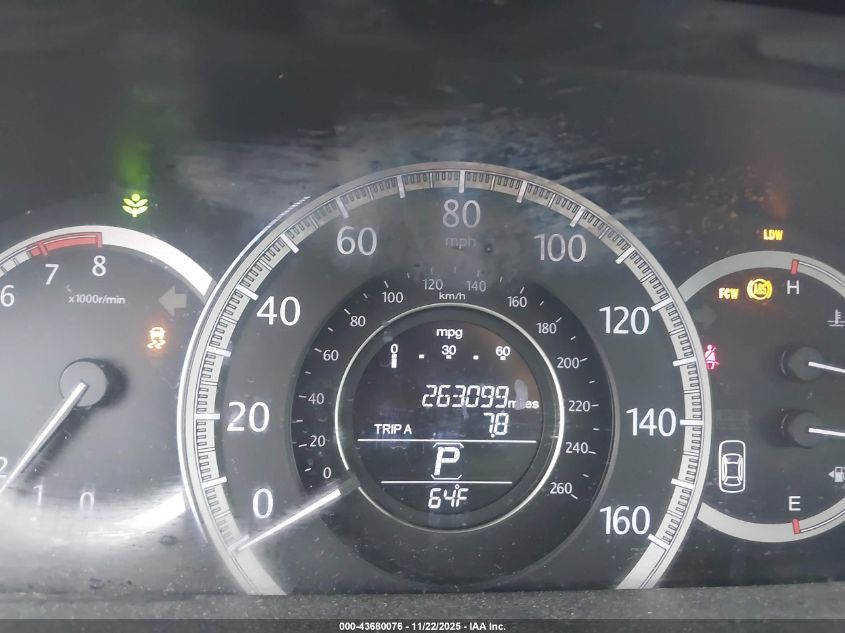 2013 Honda Accord Ex-L VIN: 1HGCR2F8XDA251766 Lot: 43680076