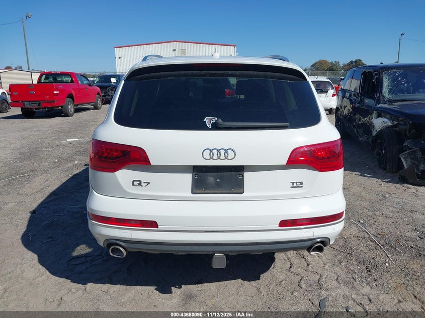 2015 Audi Q7 3.0 Tdi Premium VIN: WA1LMAFE9FD023461 Lot: 43680090