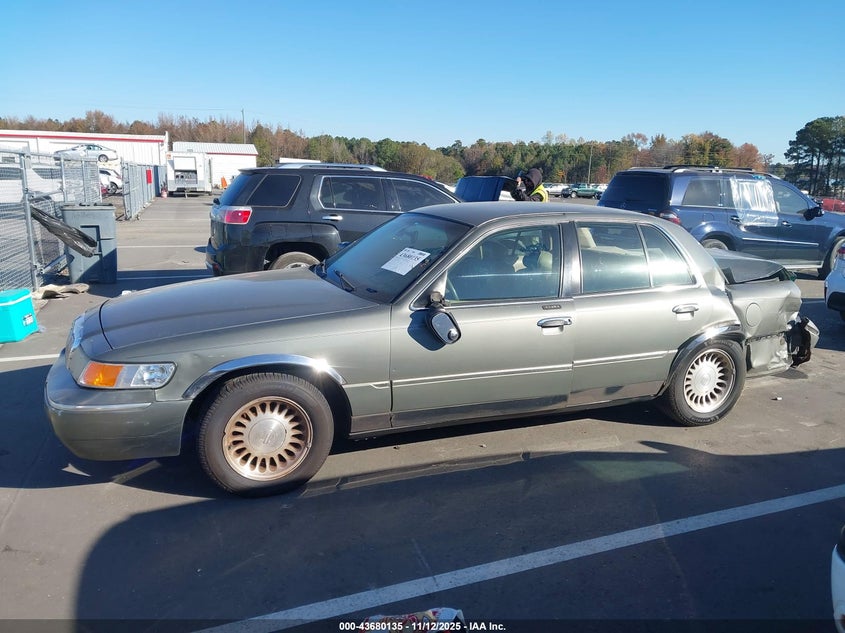 2002 Mercury Grand Marquis Ls VIN: 2MEFM75W62X617779 Lot: 43680135