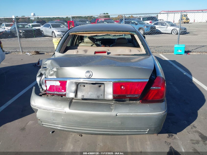 2002 Mercury Grand Marquis Ls VIN: 2MEFM75W62X617779 Lot: 43680135