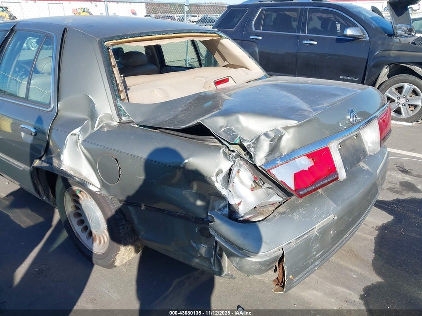 2002 Mercury Grand Marquis Ls VIN: 2MEFM75W62X617779 Lot: 43680135