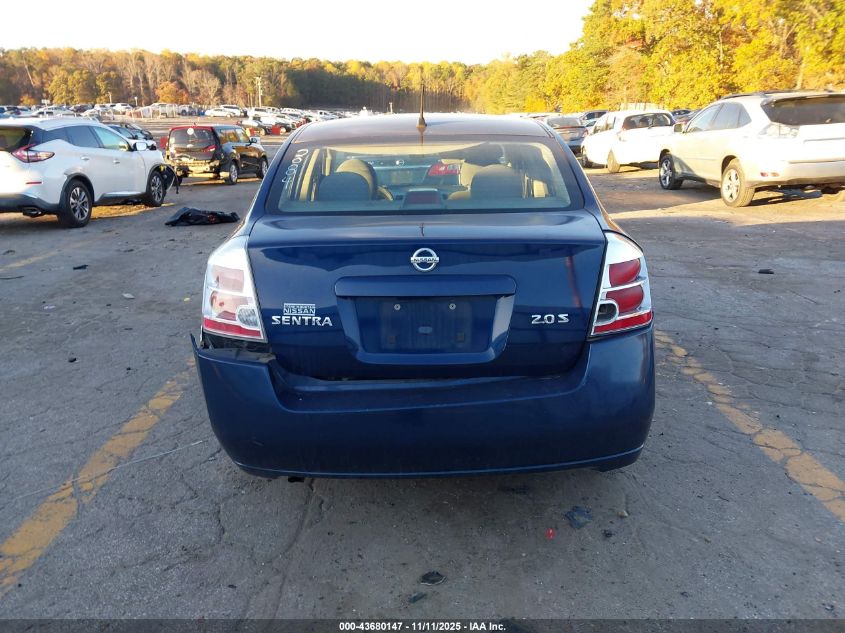 2007 Nissan Sentra 2.0S VIN: 3N1AB61E27L712084 Lot: 43680147