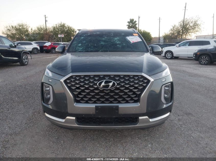 2022 Hyundai Palisade Calligraphy VIN: KM8R7DHE9NU368621 Lot: 43680175