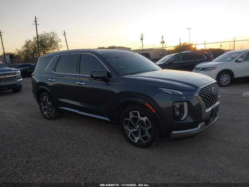 2022 Hyundai Palisade Calligraphy VIN: KM8R7DHE9NU368621 Lot: 43680175