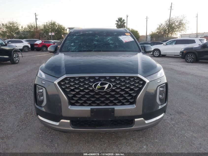 2022 Hyundai Palisade Calligraphy VIN: KM8R7DHE9NU368621 Lot: 43680175