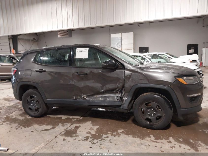 2019 Jeep Compass Sport 4X4 VIN: 3C4NJDABXKT599649 Lot: 43680191