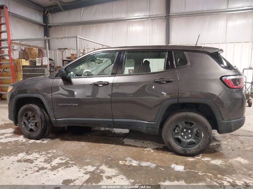 2019 Jeep Compass Sport 4X4 VIN: 3C4NJDABXKT599649 Lot: 43680191