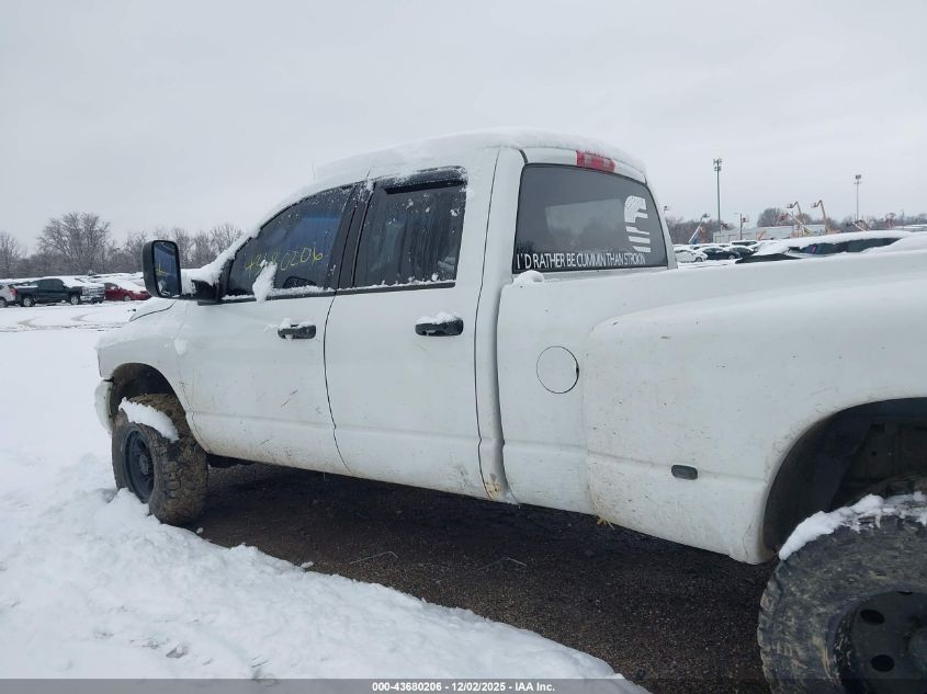 2003 Dodge Ram 3500 Slt/Laramie/St VIN: 3D7MU48CX3G831913 Lot: 43680206
