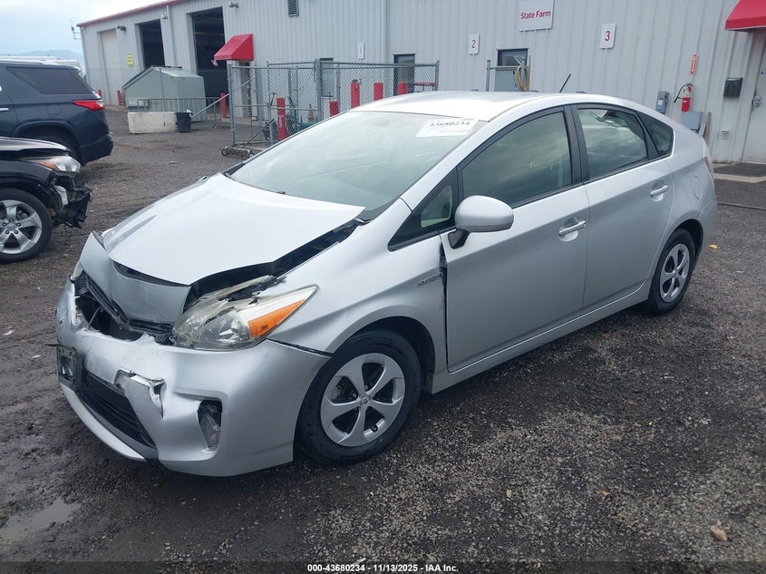 2013 Toyota Prius Two VIN: JTDKN3DU6D5657306 Lot: 43680234