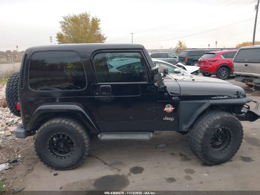 1997 Jeep Wrangler Sahara VIN: 1J4FY49S3VP481255 Lot: 43680276