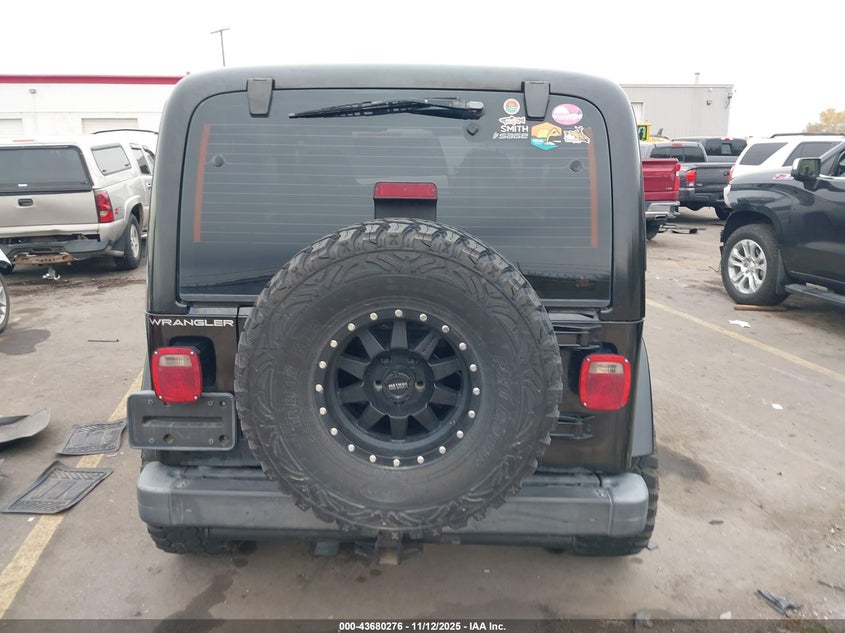 1997 Jeep Wrangler Sahara VIN: 1J4FY49S3VP481255 Lot: 43680276