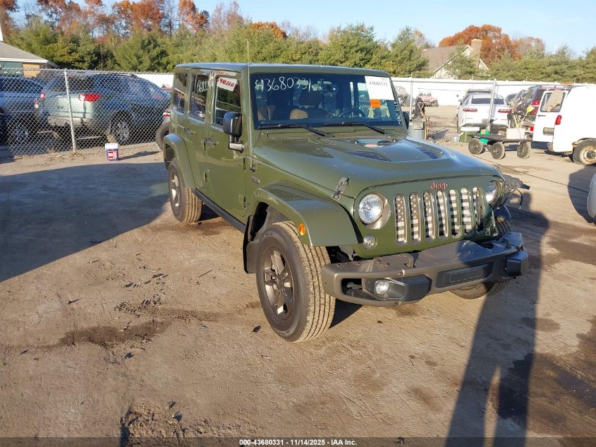 2016 JEEP WRANGLER UNLIMITED 75TH ANNIVERSARY - 1C4BJWEG4GL309008