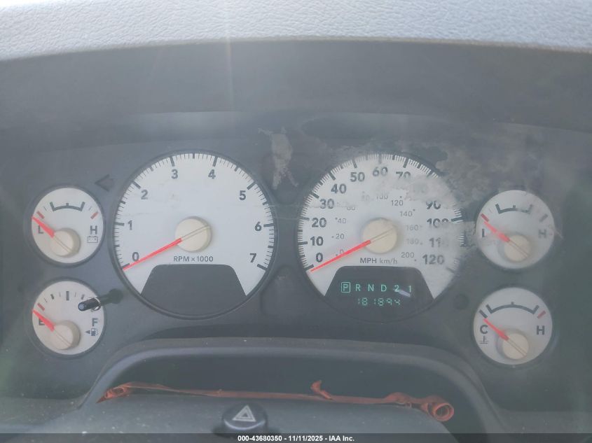 2008 Dodge Ram 1500 Slt VIN: 1D7HA18N68J177993 Lot: 43680350