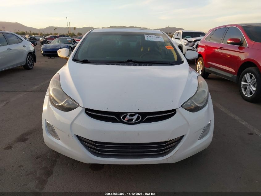 2013 Hyundai Elantra Limited VIN: 5NPDH4AE8DH436082 Lot: 43680400