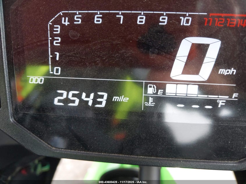 2025 Kawasaki Ex500 H VIN: ML5EXGH12SDA46686 Lot: 43680428