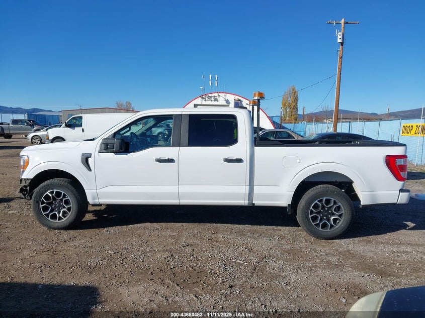 2022 Ford F150 Supercrew VIN: 1FTFW1E51NKE70875 Lot: 43680483