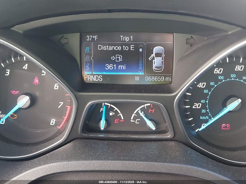 2016 Ford Escape S VIN: 1FMCU0F77GUB21872 Lot: 43680490